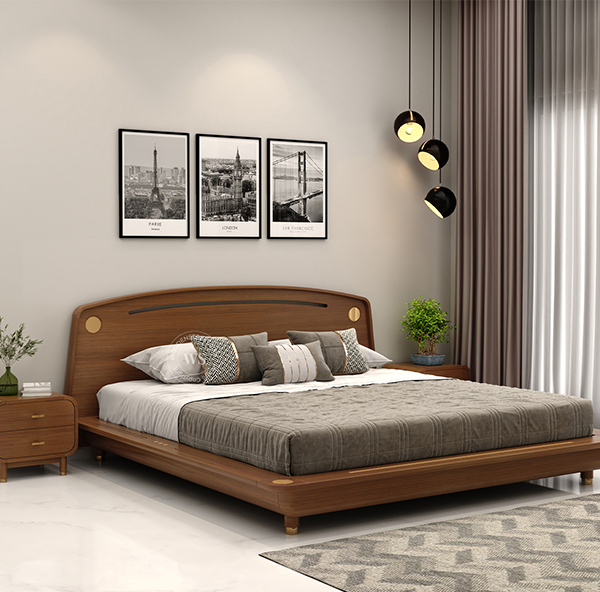 Solid Wood Double Bed Manufacturer in India