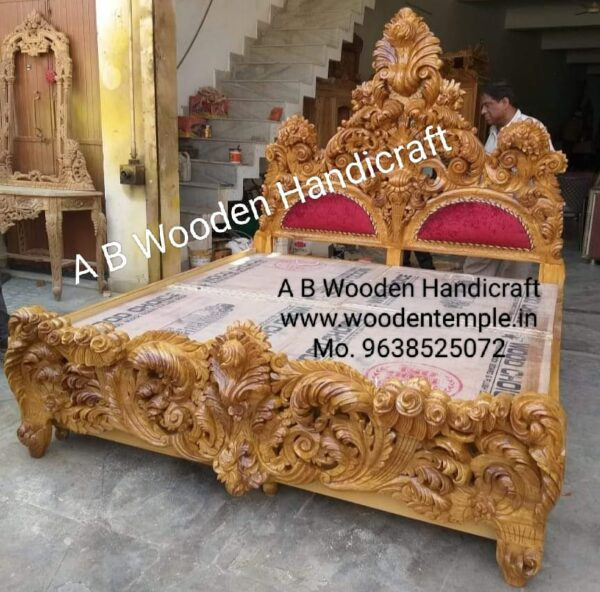 Wooden Double Beds-14