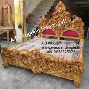 Wooden Double Beds-14