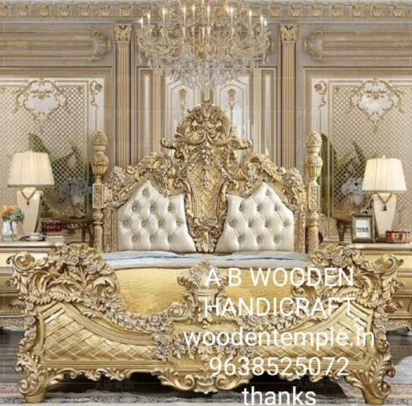 Wooden Double Beds-3