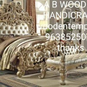 Wooden Double Beds-7