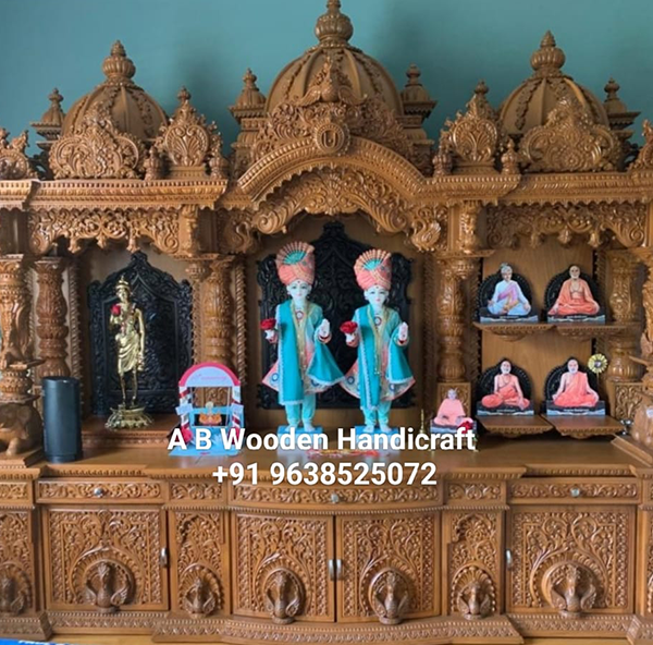 Wooden Handcrafted Temples in Ahmedabad