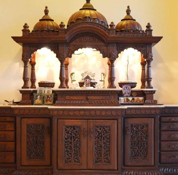 Wooden Temple for Home Exporter in India