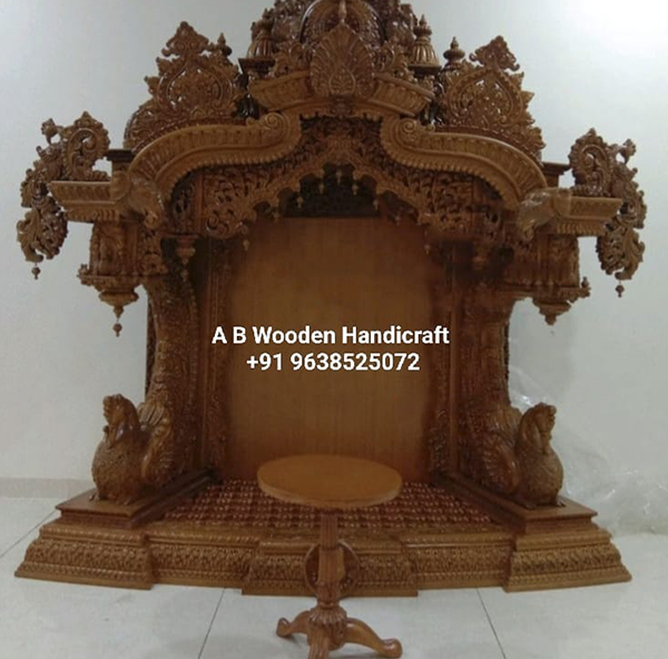 Wooden Temple Manufacturer in Ahmedabad